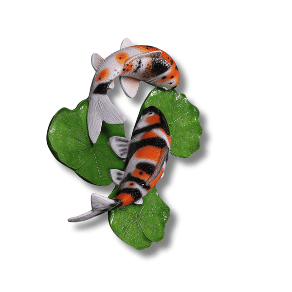 Yin Yang Koi Wall Art Collage