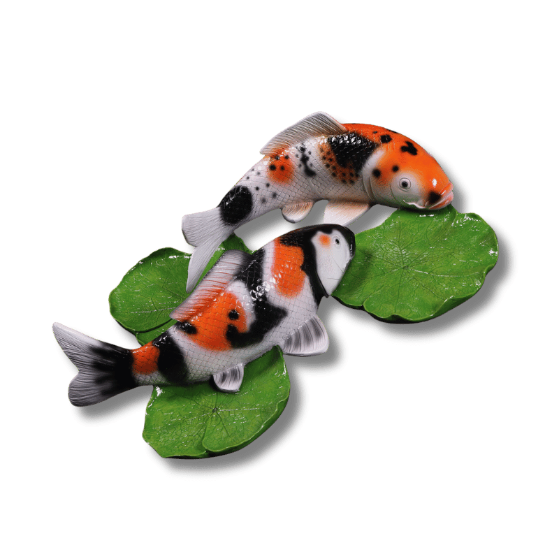 Yin Yang Koi Wall Art Collage