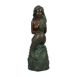 "Angel" Sweet Mermaid On The Rock (Not In Usa/Canada)
