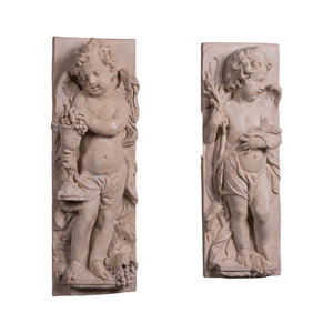 Cherub Wall Panels (Set Of 2)
