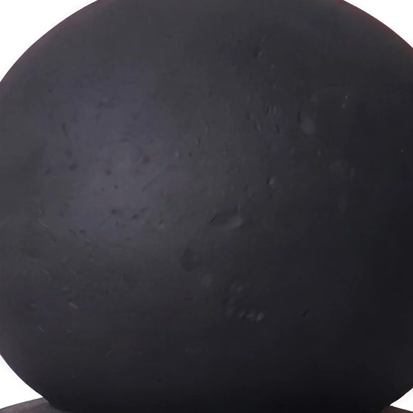 Heinimex giant chess pawn event prop, charcoal stone finish, classic minimalist style close up detail