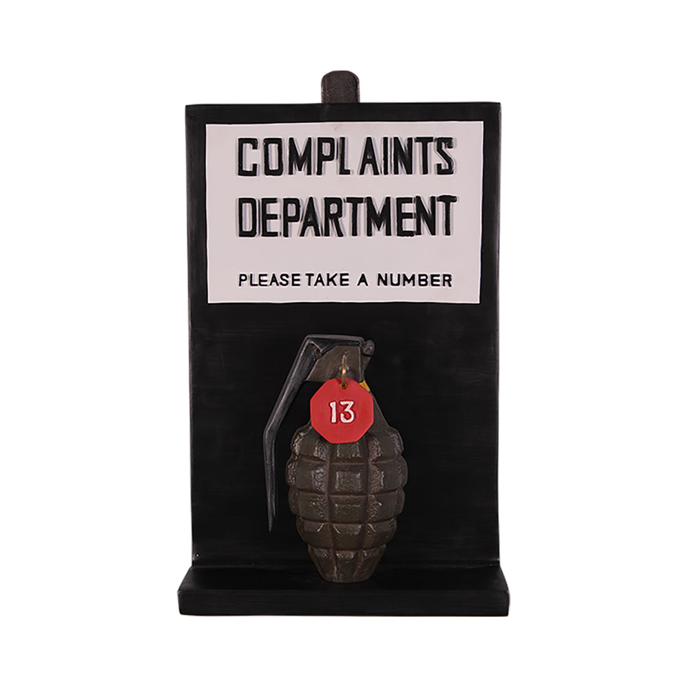 Complaints Sign