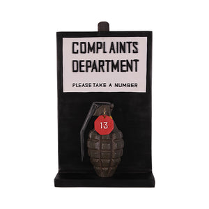 Complaints Sign