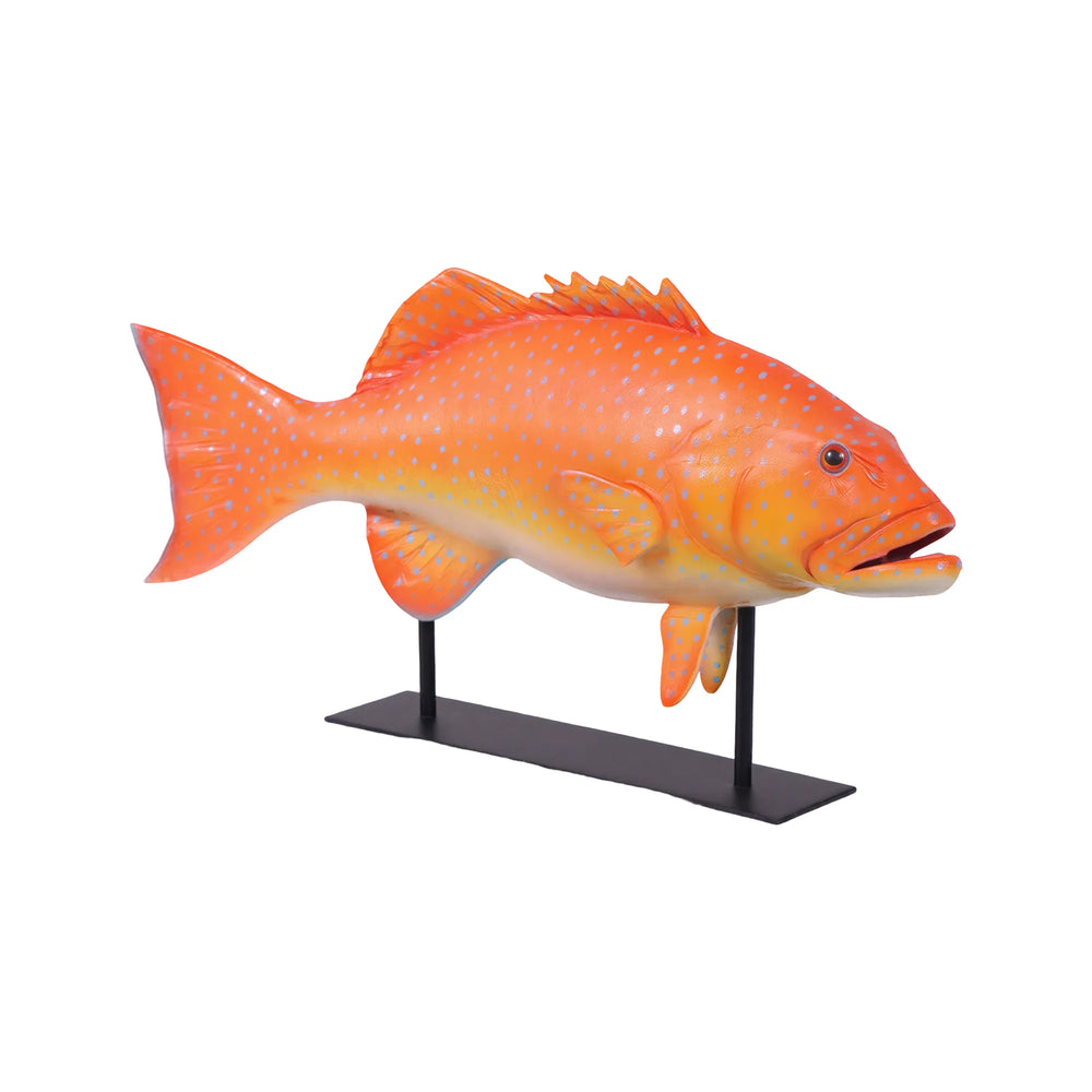 Coral Trout on Metal Stand (Not in AUS/USA/Canada)