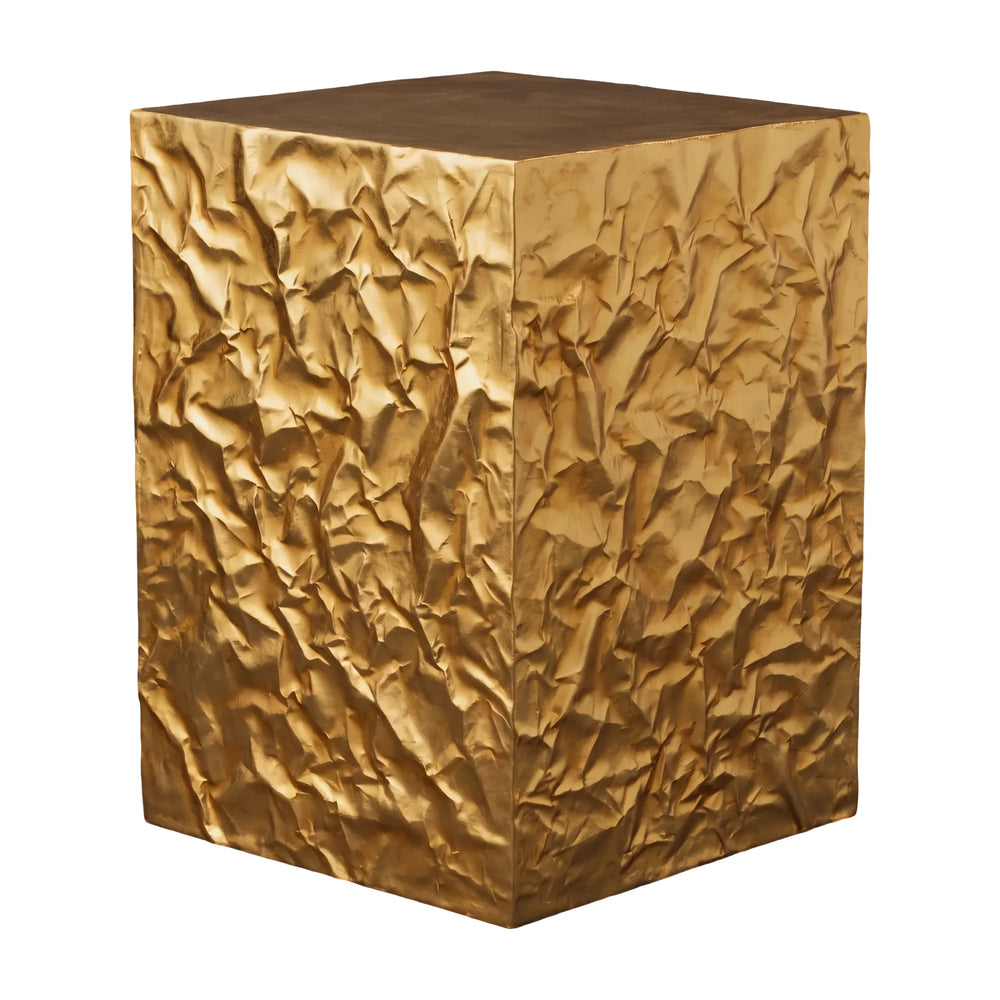 Crumpled Pedestal 14.25"X14.25"X20"H