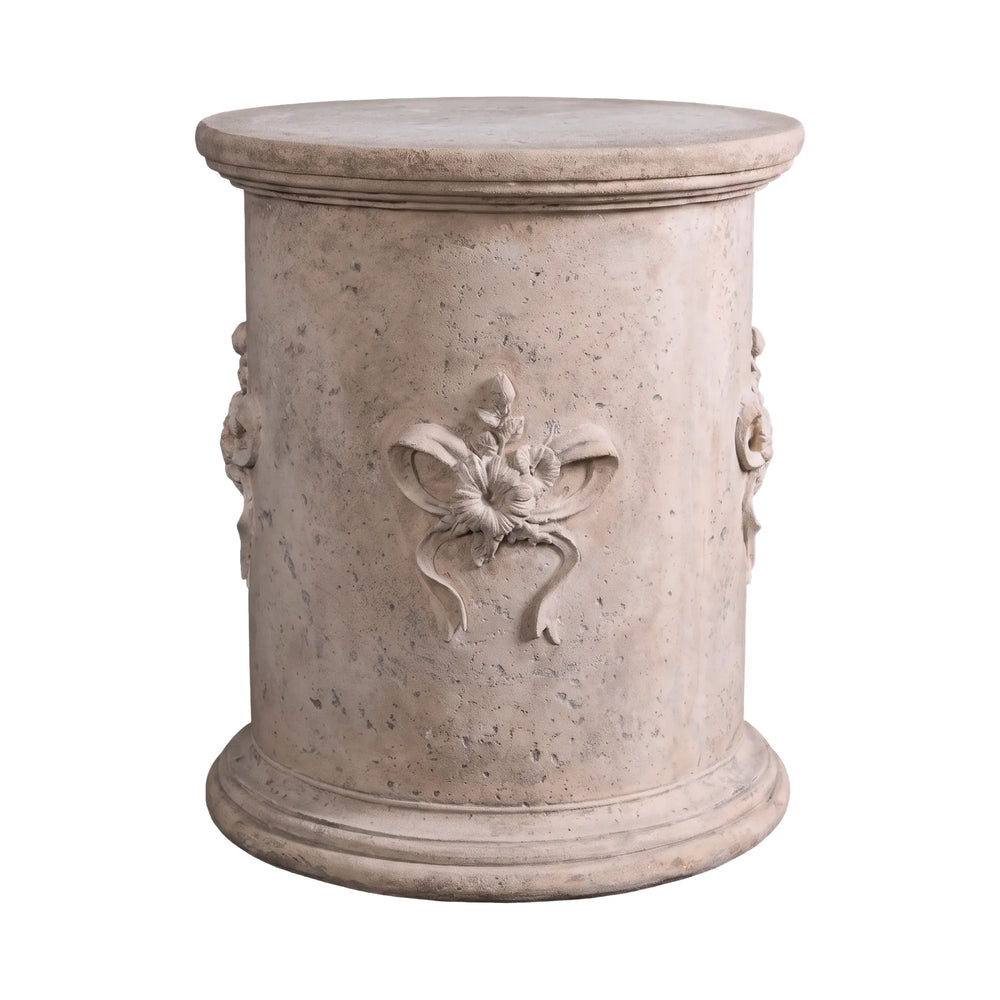 Cylindrical Base W/ Flowers