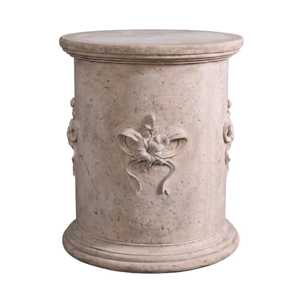 Cylindrical Base W/ Flowers