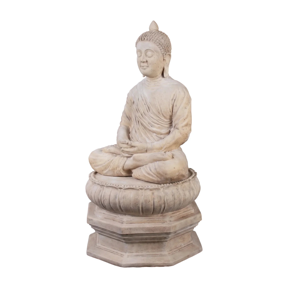 Divine Buddha On Lotus Leaf