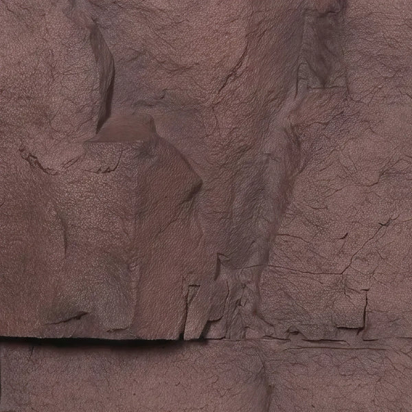 Heinimex Floating Rock console, textured Sedona brown finish, realistic natural landscape style close up detail