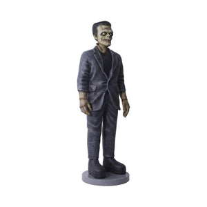 Heinimex Frankenstein 6ft Halloween decor, distressed realistic painted finish, classic spooky horror style angel view