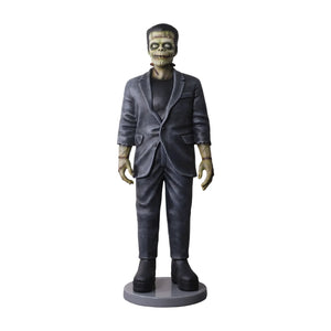 Heinimex Frankenstein 6ft Halloween decor, distressed realistic painted finish, classic spooky horror style front view