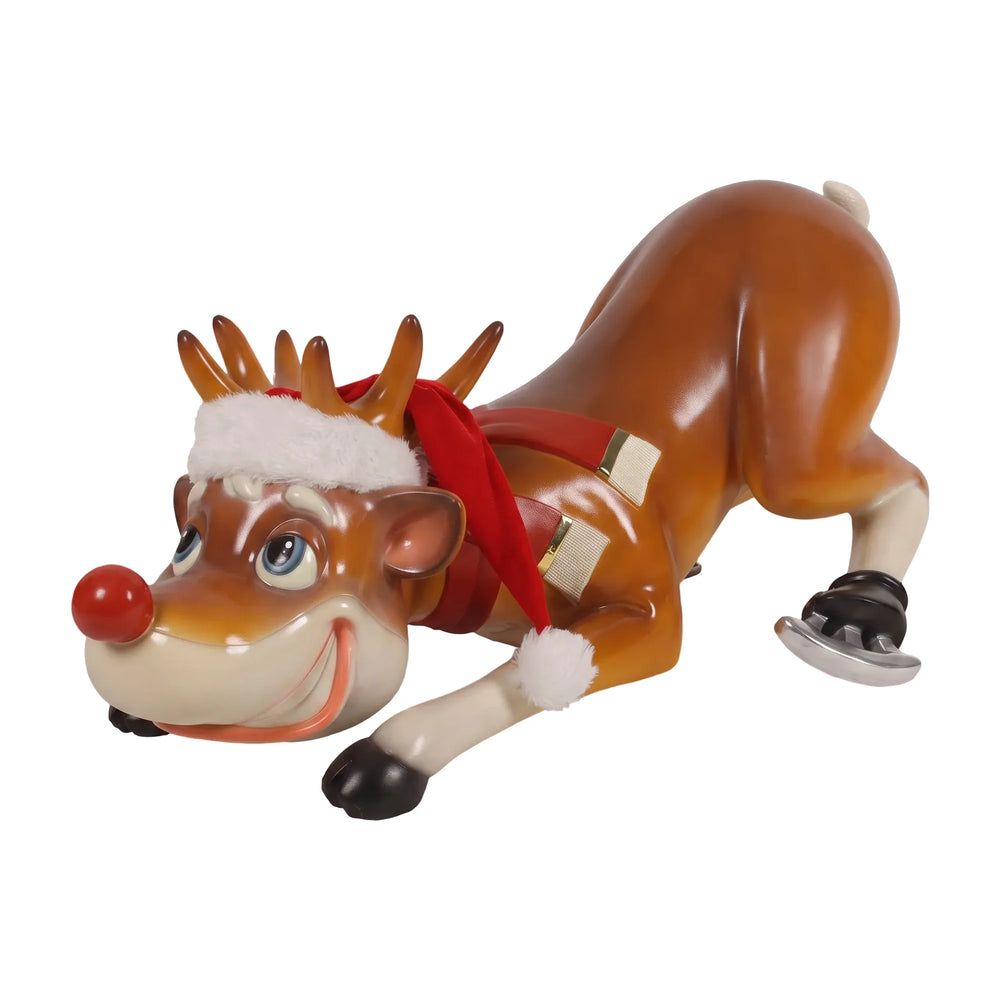 Funny Reindeer Skating