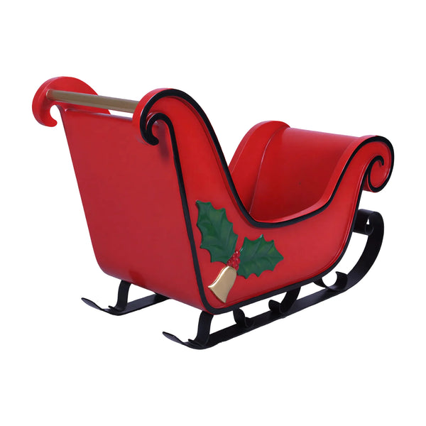 Kiddie Sleigh With Mistletoe
