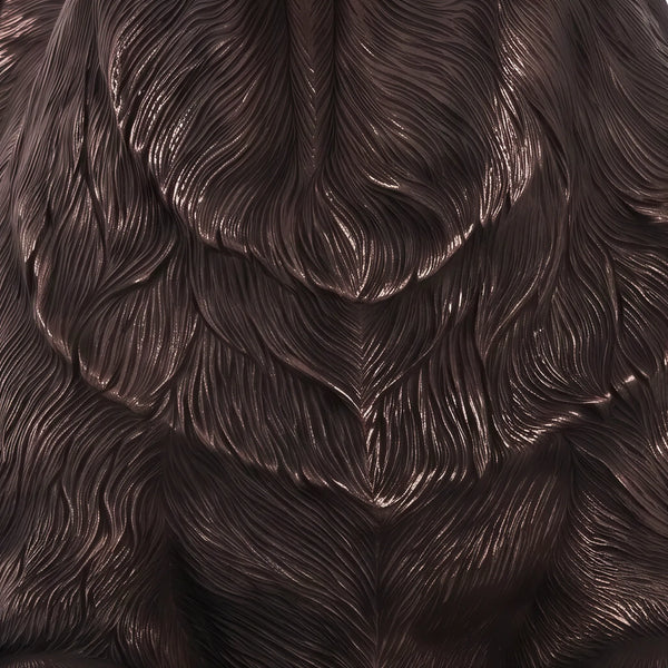 labrador-lying-down-bronze-finish-detail