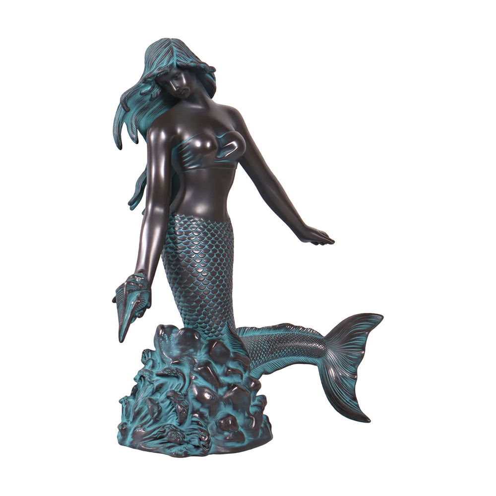 Lana, Exotic Young Mermaid Holding A Shell (Not In Usa)