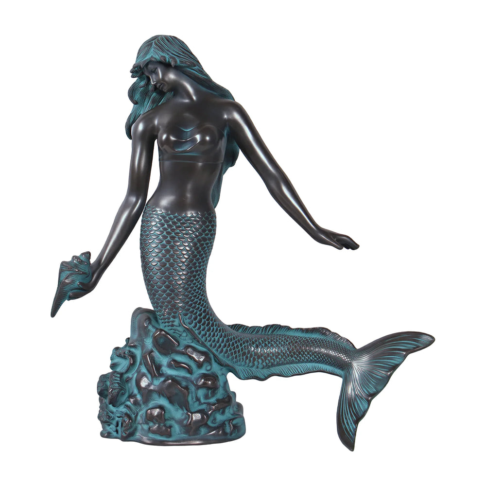 Lana, Exotic Young Mermaid Holding A Shell (Not In Usa)