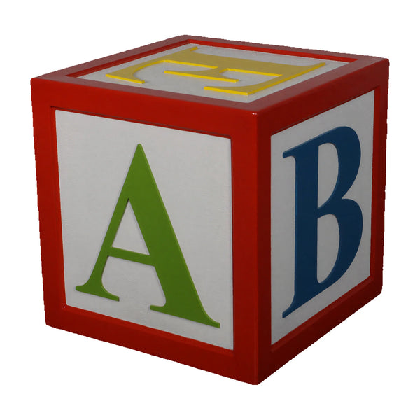 Letter Block, 24X24X24"