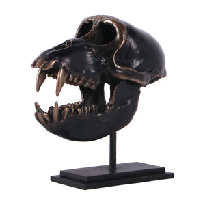 Macaque Skull on Base
