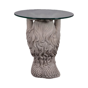 Mermaid End Table Head Version with Glass (not in USA/Canada)