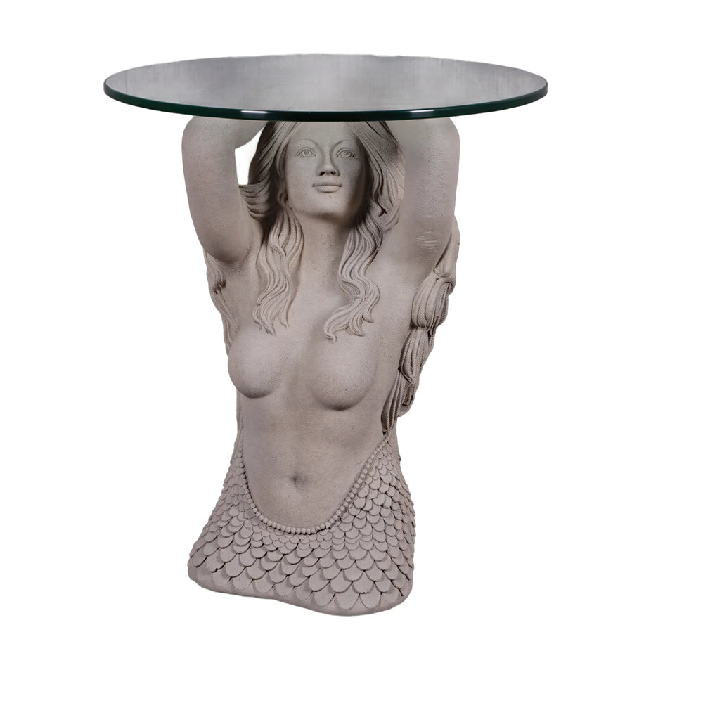 Mermaid End Table Head Version with Glass (not in USA/Canada)