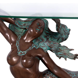 Mermaid Table With Glass Top (Not In Usa/Canada)