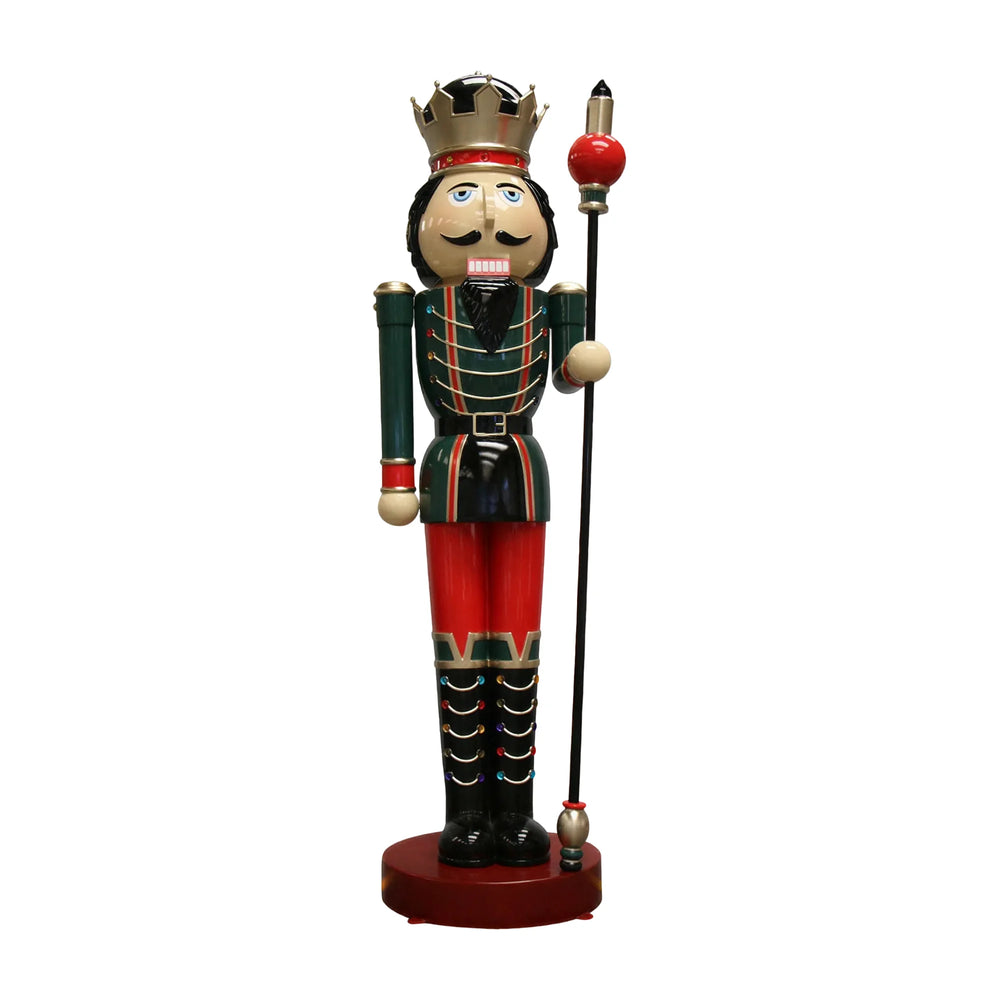 Nutcracker 12Ft With Scepter In Left Hand