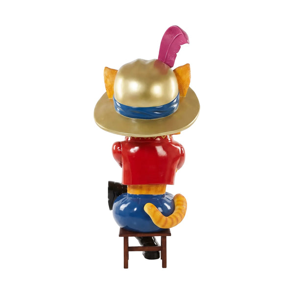 Pedro the Cat Sitting on Stool