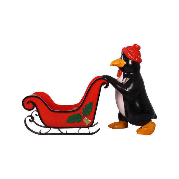 Penguin With Sleigh