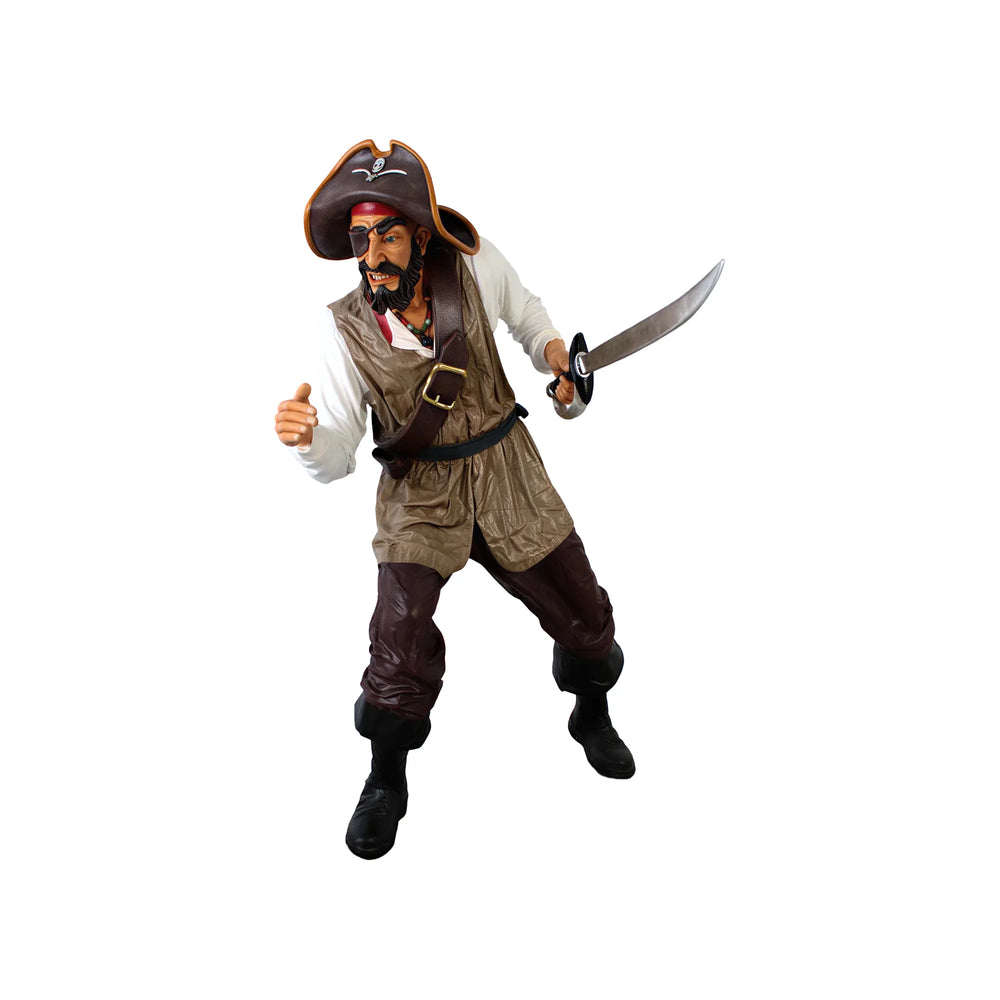 Pirate Captain One Eye With Base