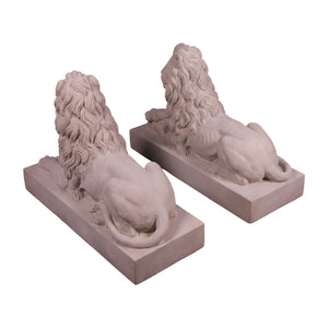 Resting Lions (set of 2)