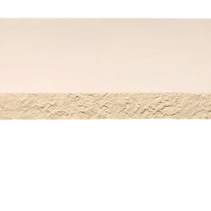 Heinimex Robusto Dining Table - 84" x 40" x 30"H, textured white stone-look finish, modern minimalist luxury style close up detail