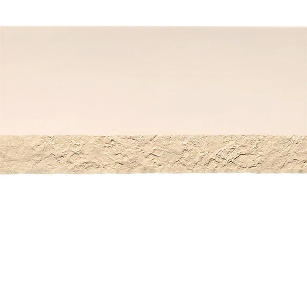 Heinimex Robusto Dining Table - 84" x 40" x 30"H, textured white stone-look finish, modern minimalist luxury style close up detail