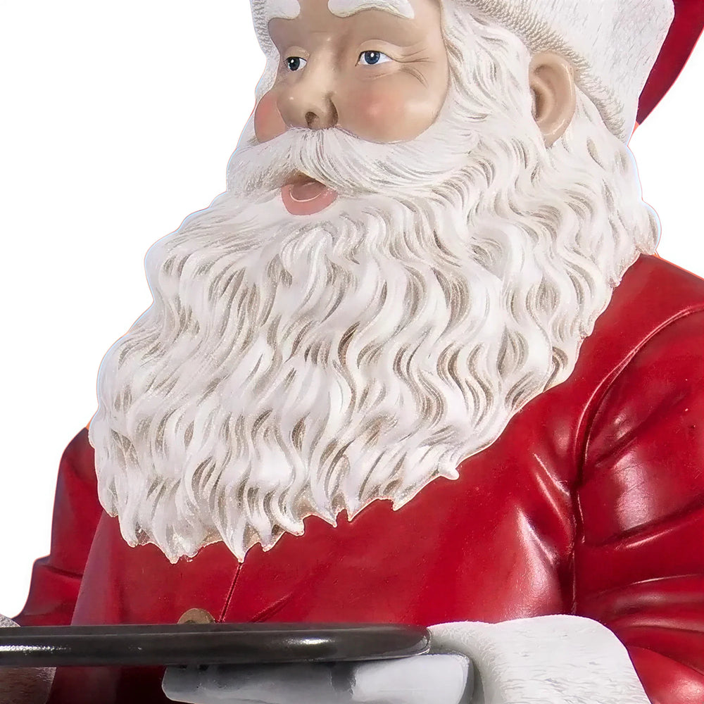 Santa With Tray 180Cm
