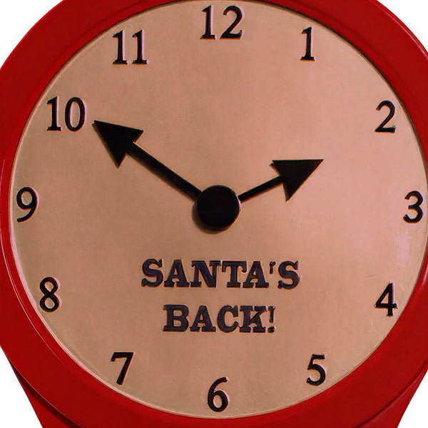 "Santa'S Back" Clock