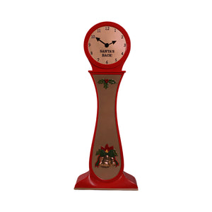 "Santa'S Back" Clock