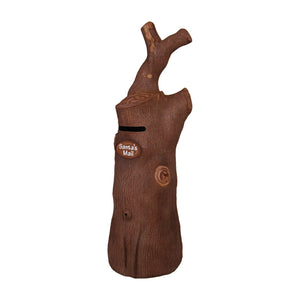 Santa'S Tree Stump Mailbox (Not In Aus)