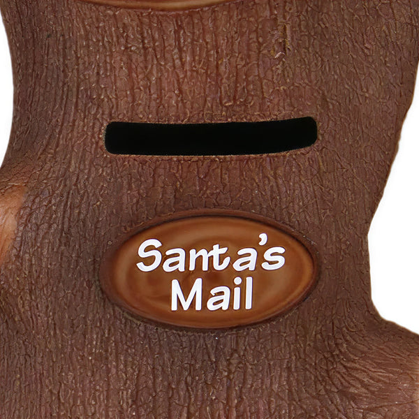 Santa'S Tree Stump Mailbox (Not In Aus)