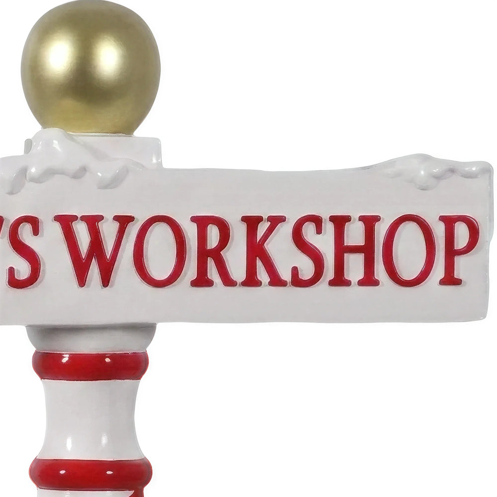 Santa'S Workshop Sign (Not In Aus)