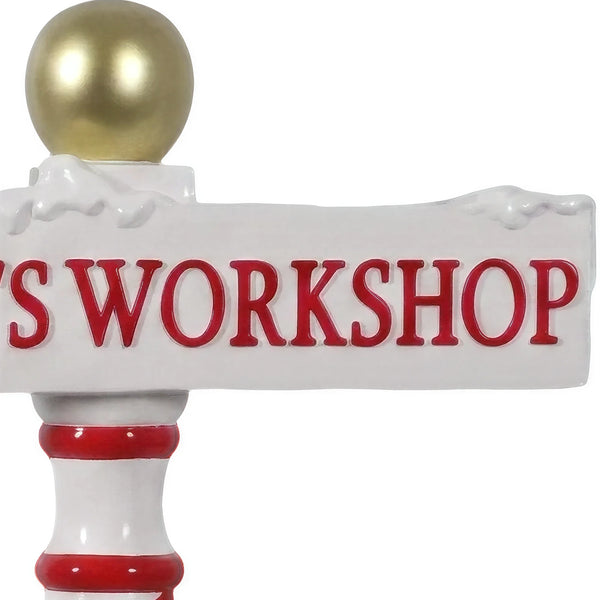 Santa'S Workshop Sign (Not In Aus)