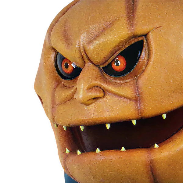 Scary Pumpkin Man With Candy Holder