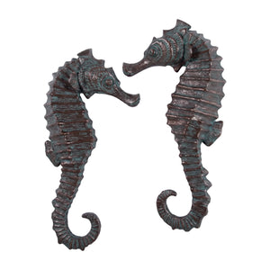 Seahorse 24" Wall Decor (set of 2)