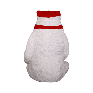Sitting Christmas Bear - Jumbo
