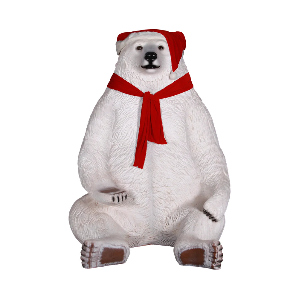 Sitting Christmas Bear - Jumbo
