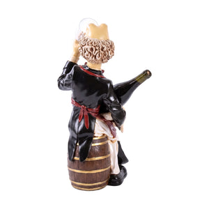 Sitting Connoisseur On Barrel