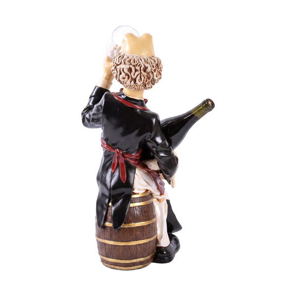 Sitting Connoisseur On Barrel