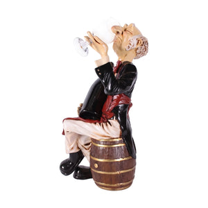 Sitting Connoisseur On Barrel