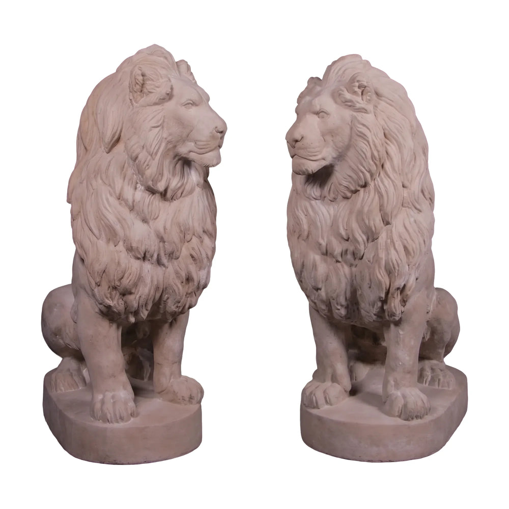 Sitting Lions (set of 2)
