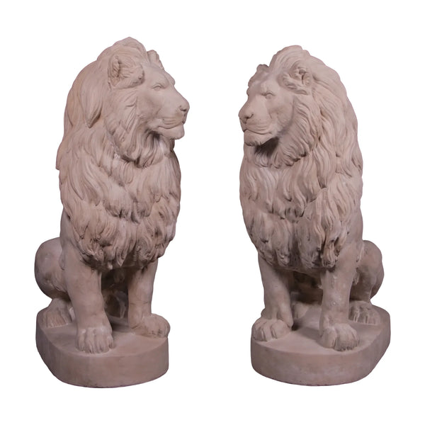 Sitting Lions (set of 2)