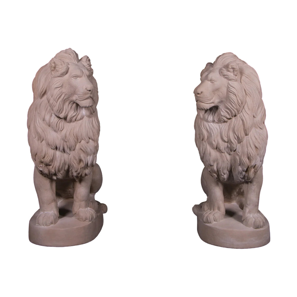 Sitting Lions (set of 2)