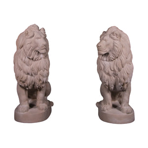 Sitting Lions (set of 2)